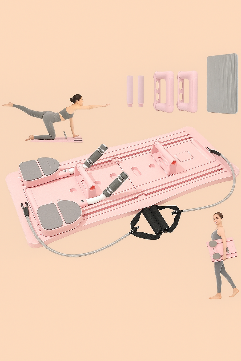 Pilates multifonctions pliable